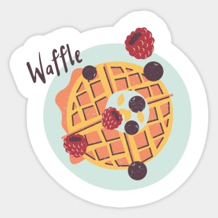 National Waffle Day Sticker